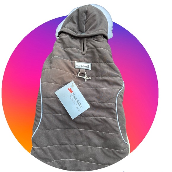 UNISEX CLOAK & DAWGGIE 3M SCOTCHLITE REFLECTIVE MATERIAL WINTER JACKET - Picture 15 of 15